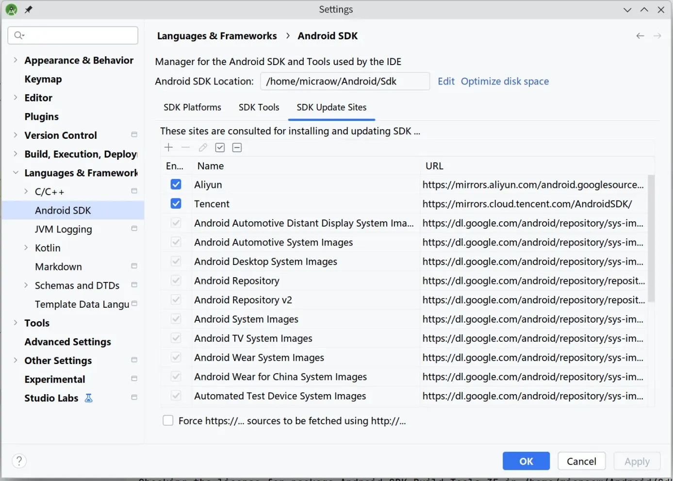 Android Studio设置